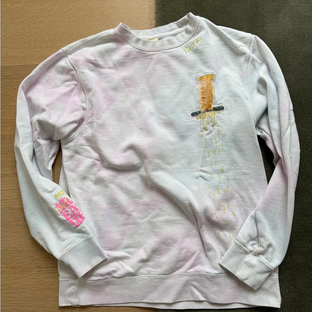 Mr. Eat Well x Heather McMahan ‘Appreciate You’ Cheese Hoodie - Size M